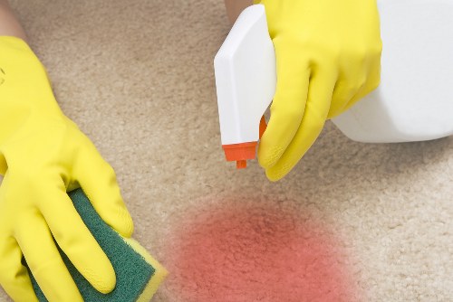 Person reviewing accessible deep cleaning information on a screen