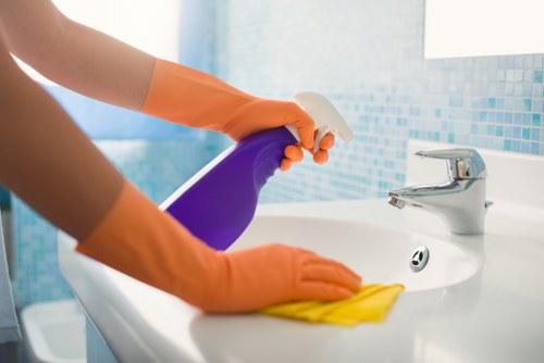 Deep cleaning overlooked home areas such as cabinets and corners