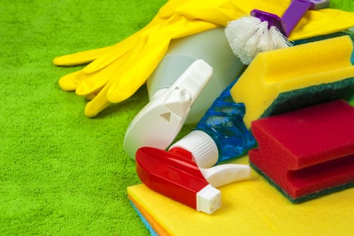 Charity donation items collected after a deep clean for reuse