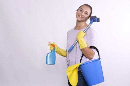 Manager assessing a deep cleaning service problem and corrective action