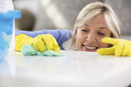 Illustration of responsible deep cleaning services committed to human rights