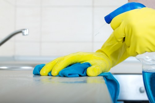 Thorough bathroom deep cleaning as part of a one-off service