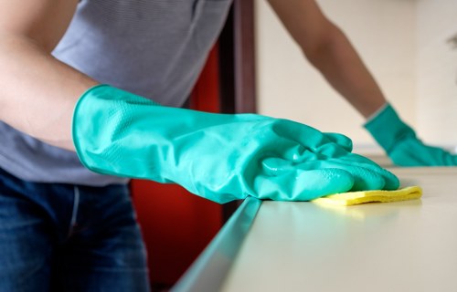Detailed kitchen cleaning as part of a domestic deep clean