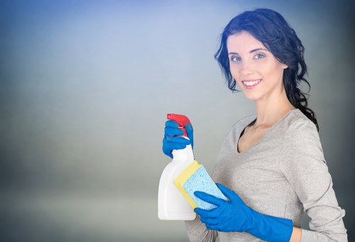 Low-carbon van used for eco-friendly deep cleaning logistics