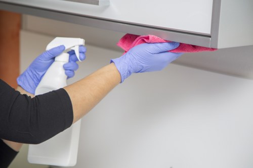 Cleaning professionals handling a family house deep clean