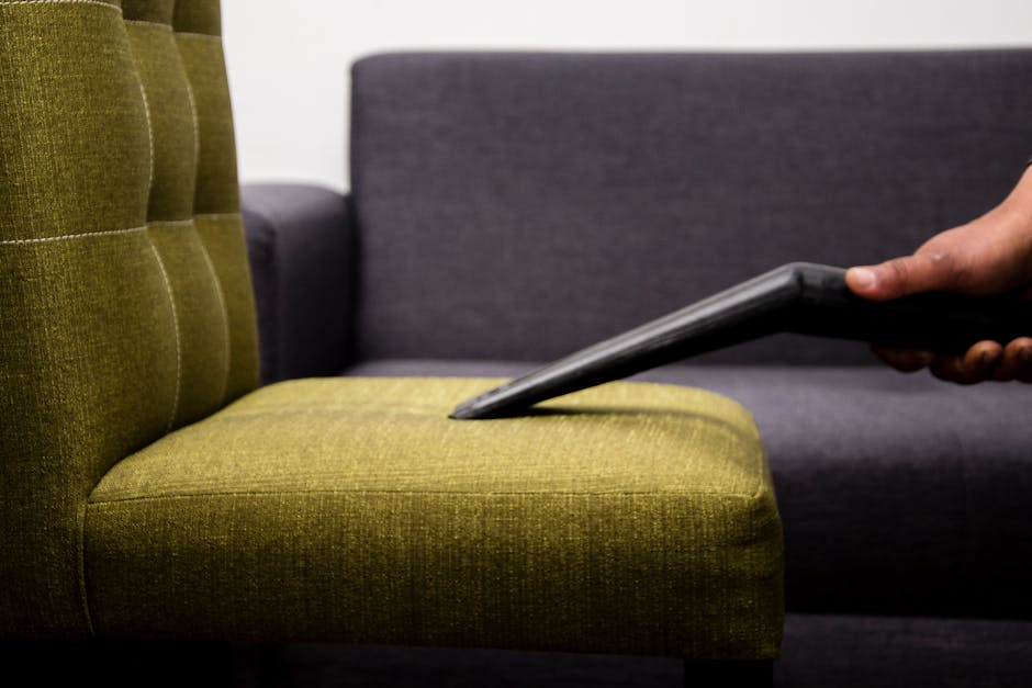Upholstery cleaning step by step for stubborn stains